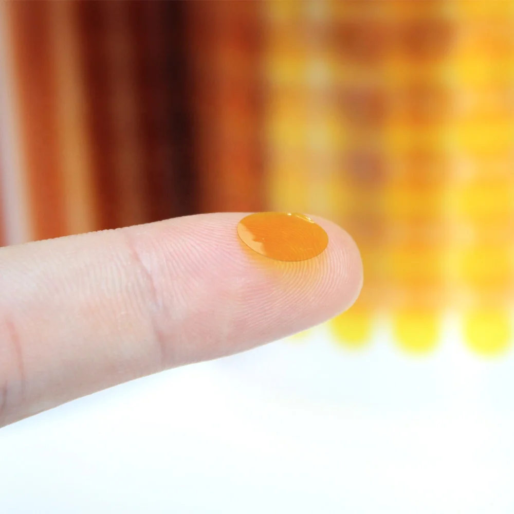 2- Die Cutting Polyimide Pi Film with Silicone Glue Kaptons Self Adhesive Tape Disc Dot