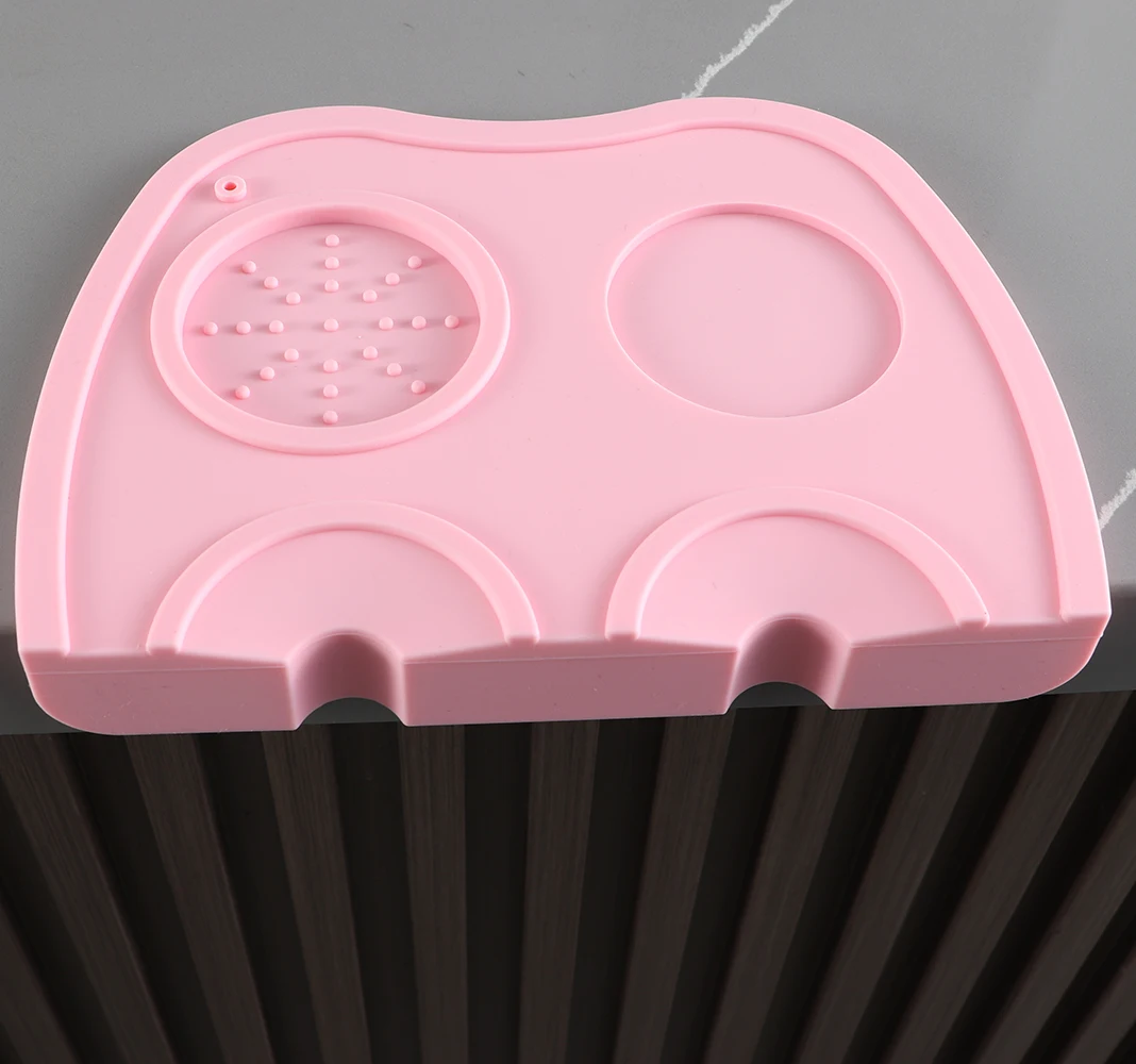 Новый кофейный инструмент цветной коврик силиконовый для держателя кофейного инструмента 21 см