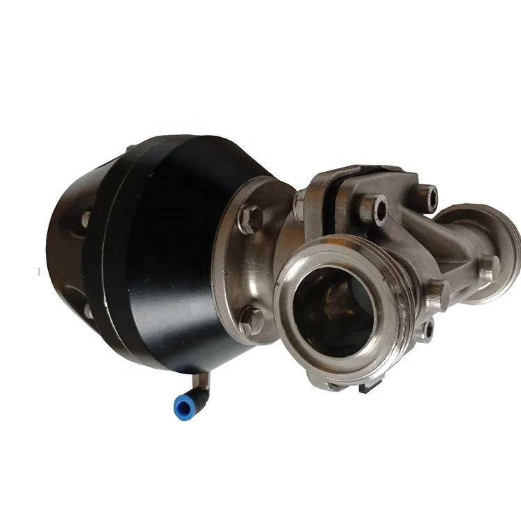 1.5INCH SS316  Pneumatic Direct 2 way Clamped Sanitary Diaphragm Valve
