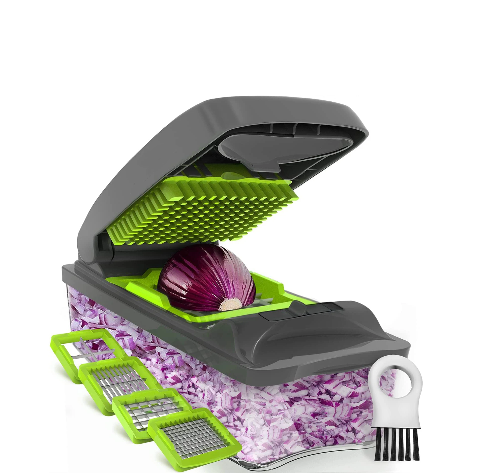 Лидер продаж кухонные аксессуары 12 в 1 резак для овощей измельчитель лука мандолина