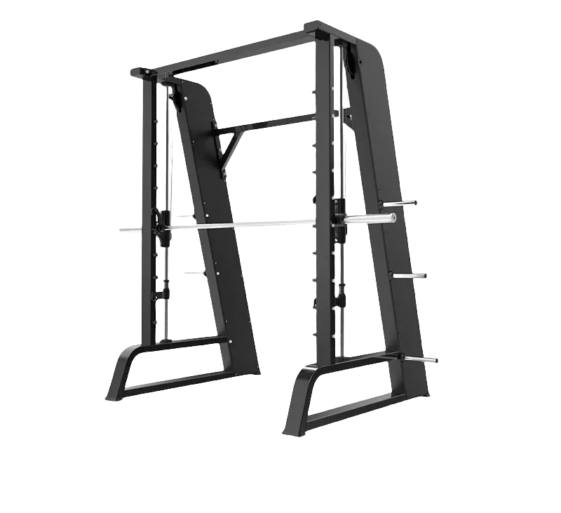 Ergonomic Heavy-Duty Steel Plate Loaded Squat Machine Gym Equipment with Adjustable Weight for Training Smith Machine