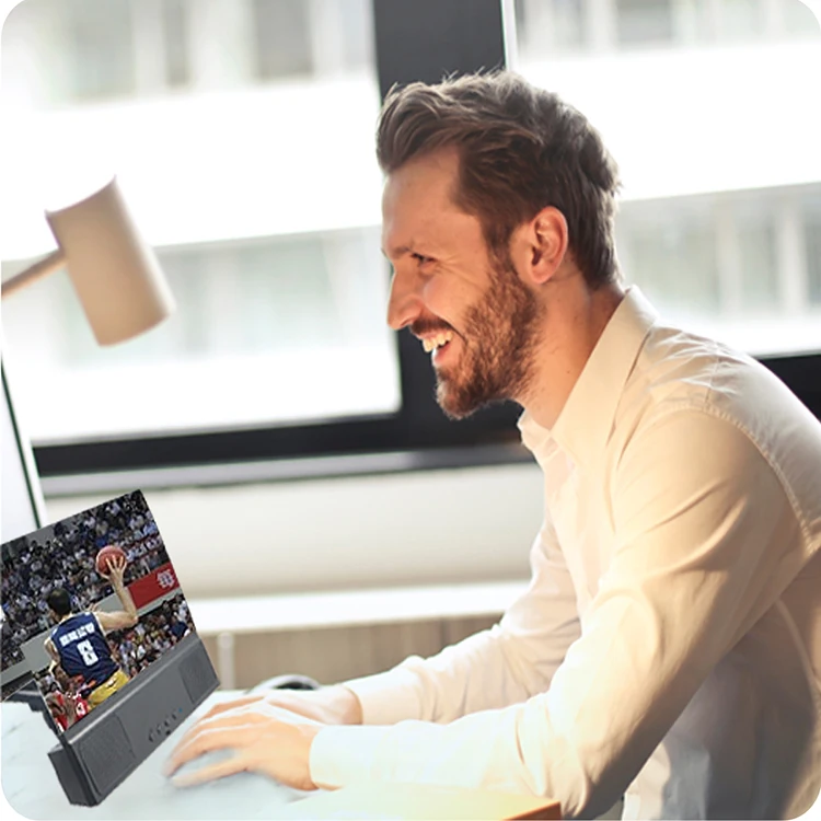 New 3D Video Magnifier 12 inch Mobile Phone Magnifier Phone Screen Amplifier with Speake