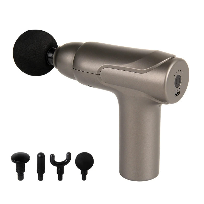 Portable Handheld  Percussion Massage Gun Therapy  massager on Muscle with 5 heads