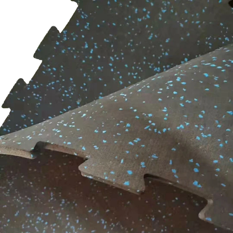 
visible interlock gym rubber floor roll noise absorbing rubber mat flooring 