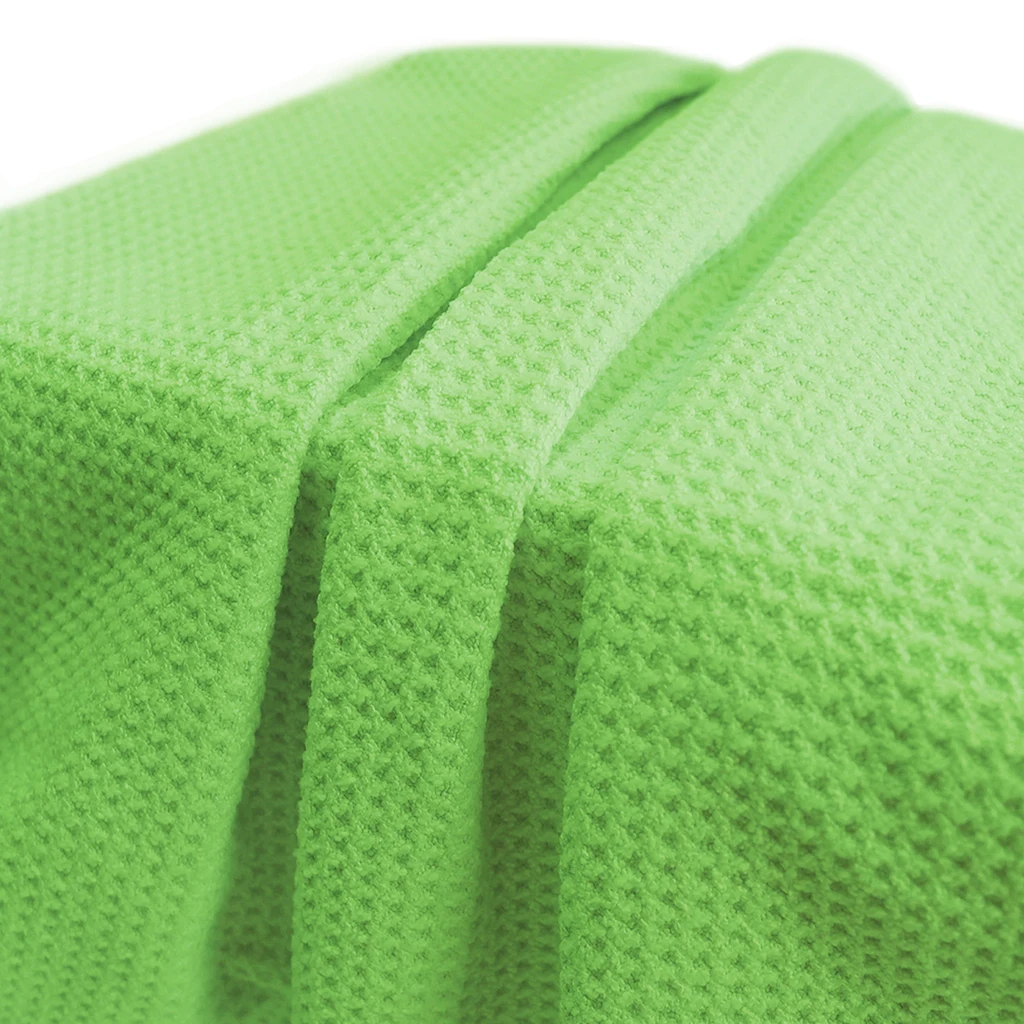 stock lot 350/360gsm ultra soft quick dry polyester microfiber waffle fabric