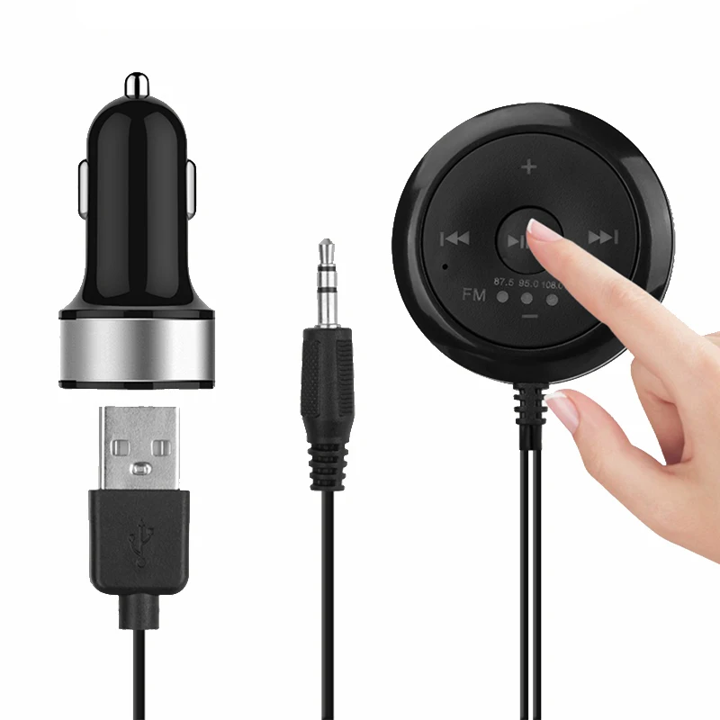 Автомобильный Bluetooth аудио AUX и USB беспроводной приемник с