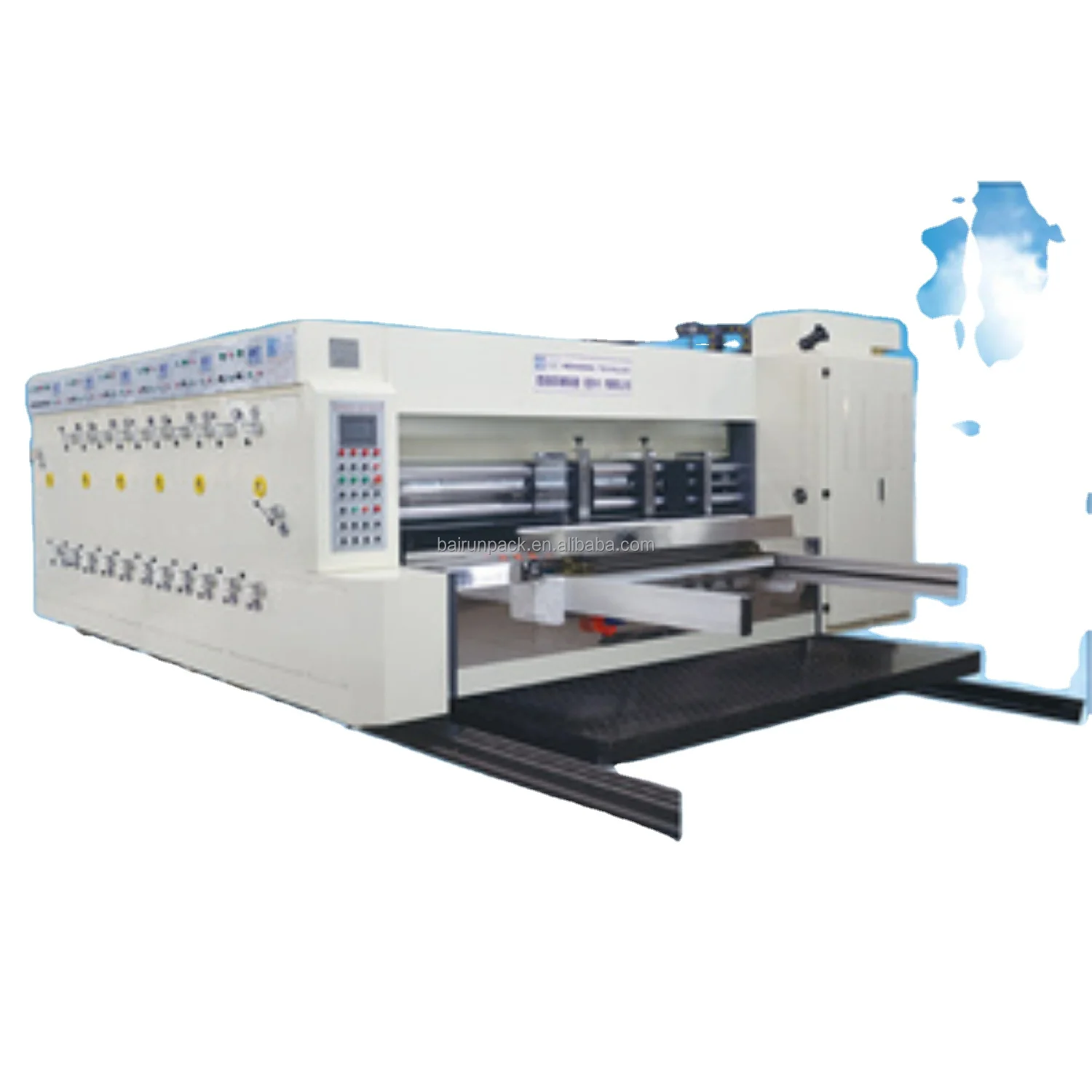 BR-GYK-1  high speed printing and slotting die-cutting machine carton printing