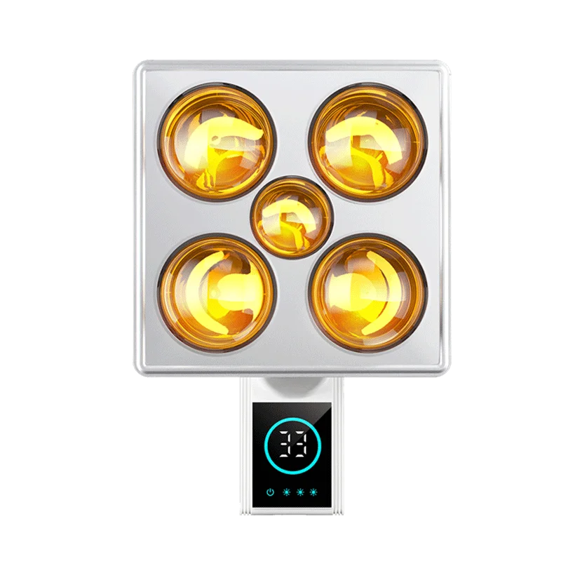 Customizable Portable Electric Infrared Heater Bathroom Use Energy-Efficient Card-Free Automatic PTC Controller Light Wave