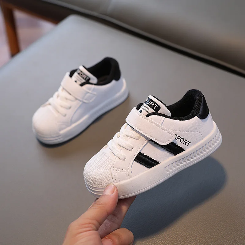 Spring Shell Toe Casual Shoes Fashion Star Pattern Girl Small White Shoes Korean Version Of Sports Baby Shoes Boys