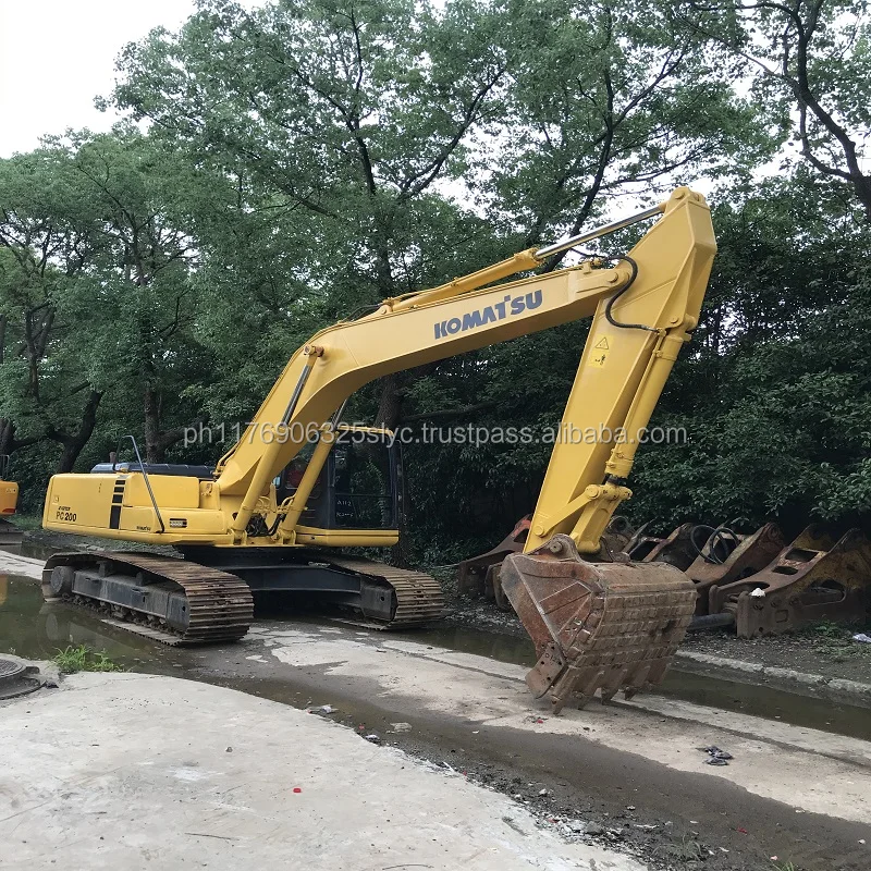 20 ton used Japan excavator for Komatsu PC200-6 for sale/original Komatu PC200 excavator