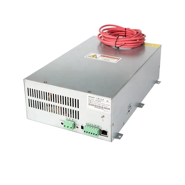 Zrsuns 120w 130w 150w 180w Co2 Laser 100 Watt Hy Machine Power Supply with Digital Display