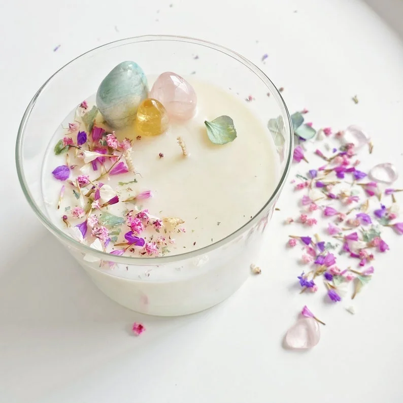 High quality handcraft crystal Scented Candles  for wedding gift