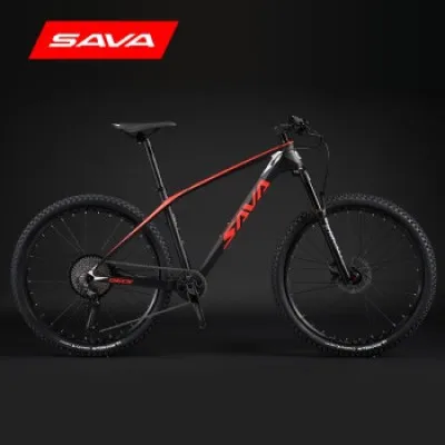 
Hot Sale Wholesale SAVA DECK 6.1 Carbon Fiber Mountain Bike SHIMANO M6100-12S DEORE Air Fork 27.5Inch 