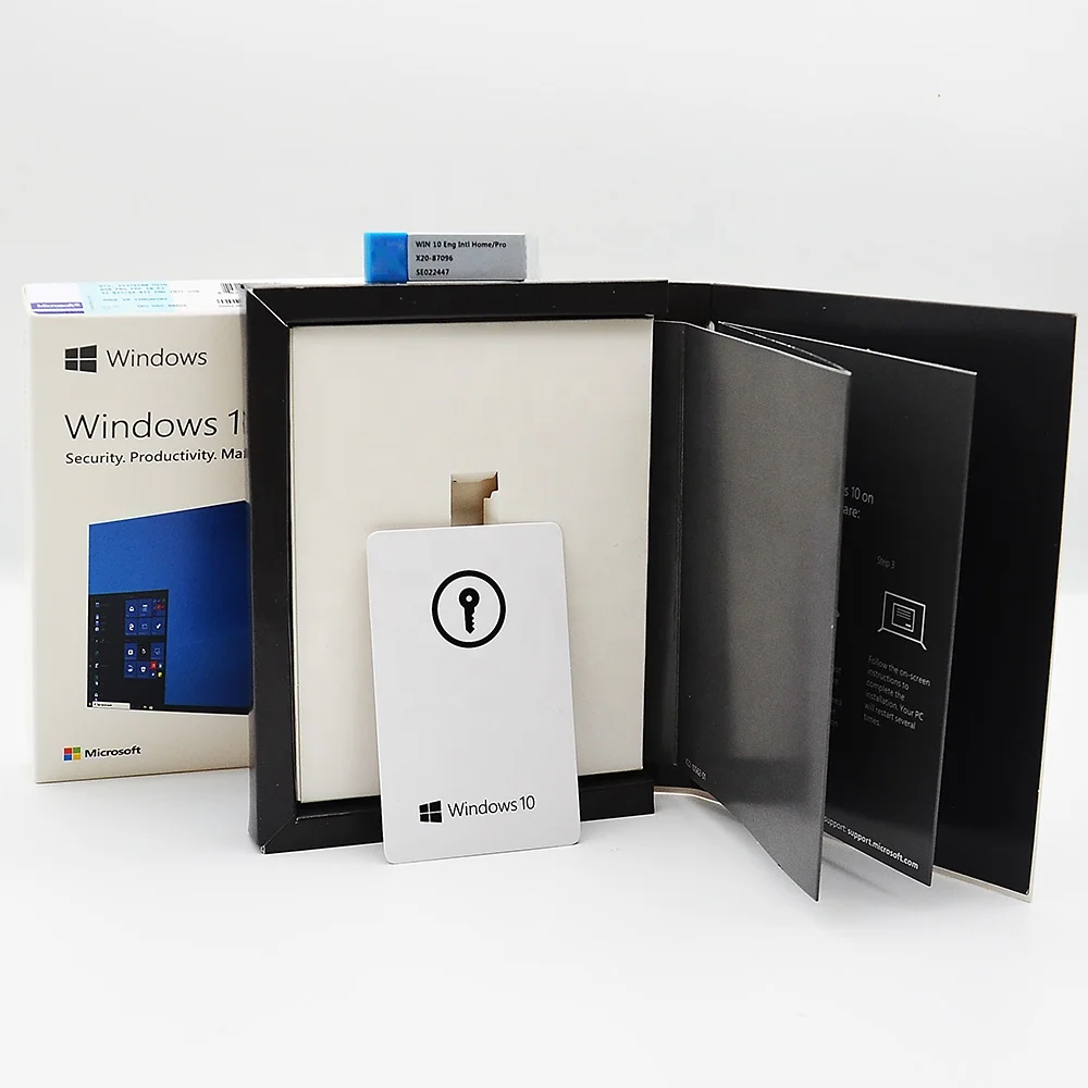 
100% Online Activation Microsoft retail box Windows 10 professional USB 3.0 flash drive 32/64 bit 
