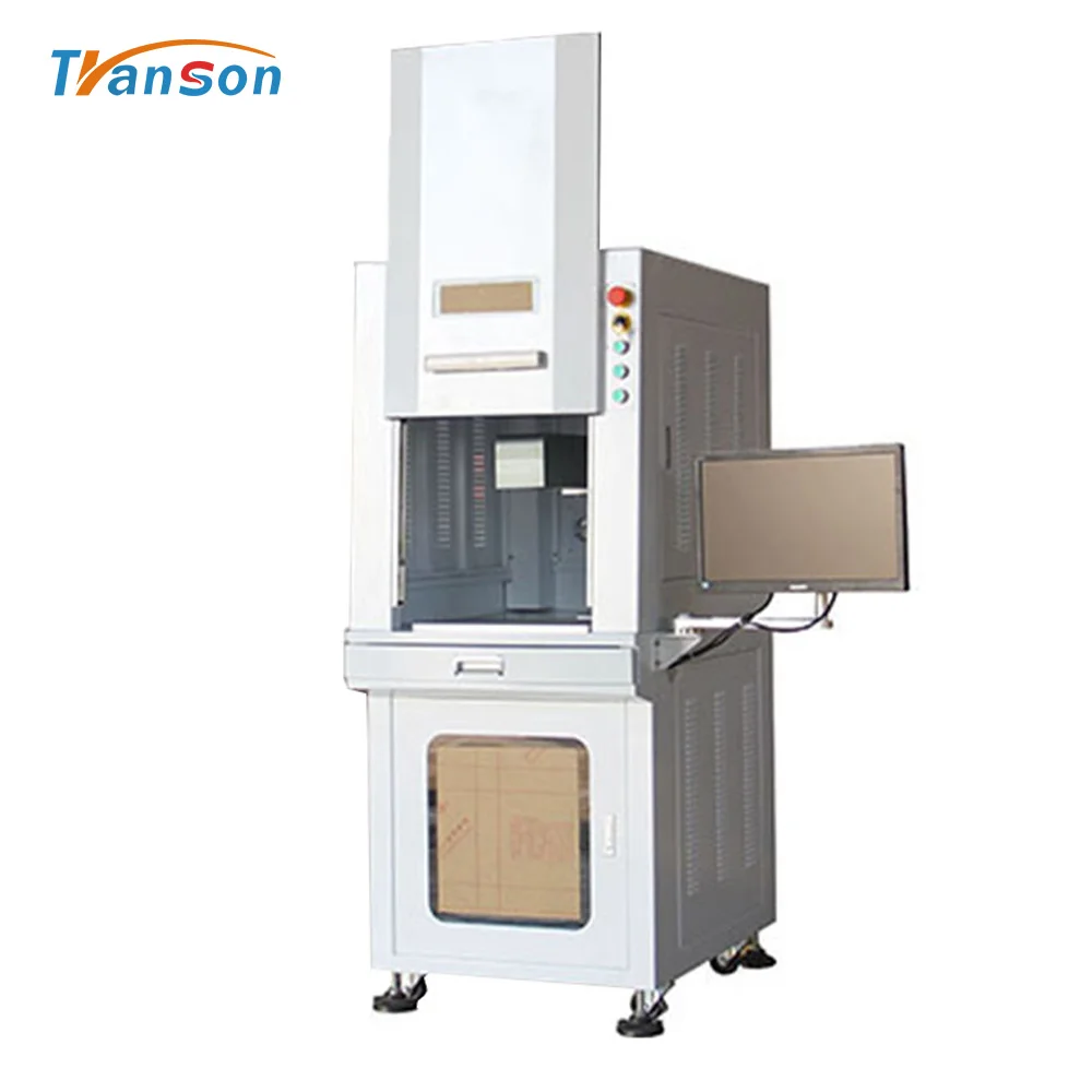 Enclosed Fiber Laser Engraving Machine laser marking machine for jewelry Metal