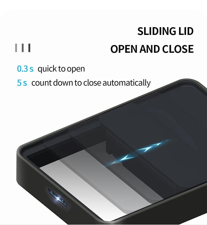 Hot selling 50L New Smart Bins Trash Can Smart Dual Dustbin Sliding Cover Sanitary Bin sensor kitchen trash can