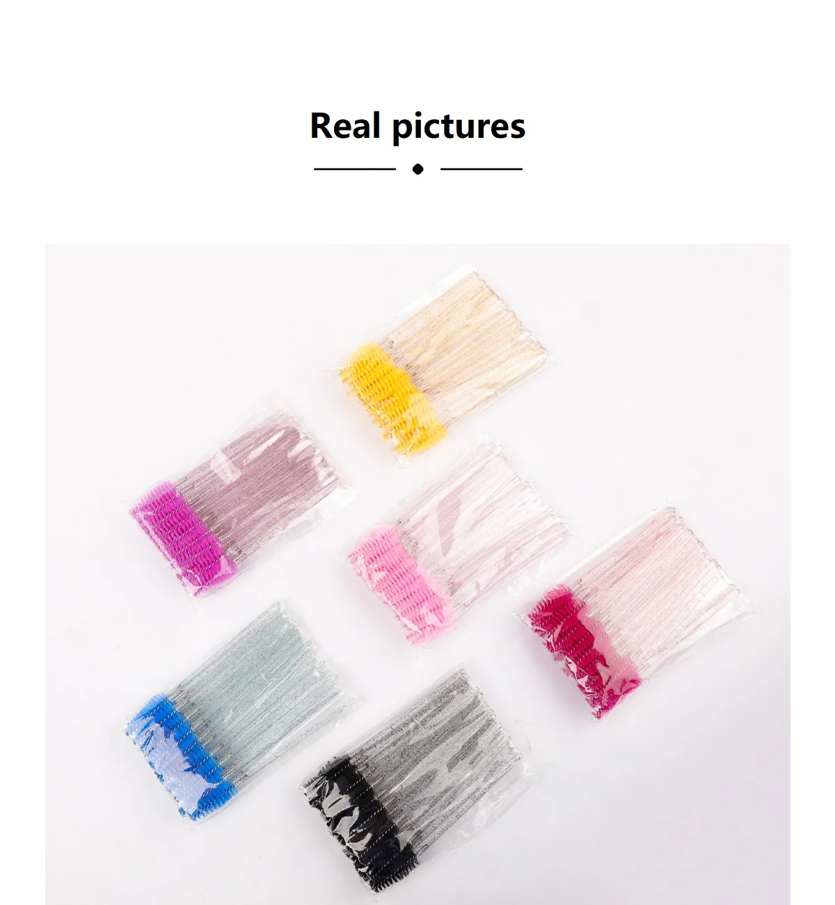 Wholesale Disposable Crystal Rod Water Drop Eyelash Brush Eyelash Curling Eyebrow Brush