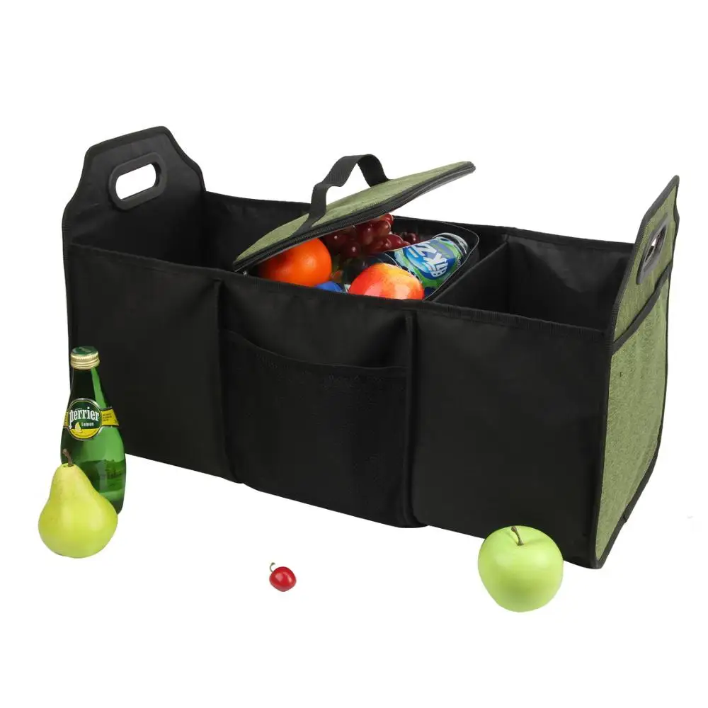 2020 лучший продавец портативный разборный мульти отделения Автомобильный багажник Организатор с утеплителем Cooler-JLD-14092-08B2