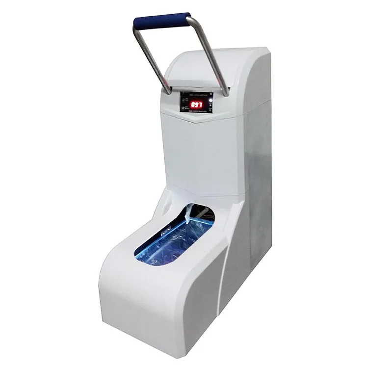 hospital cleanroom automatic disposable shoes cover dispenser