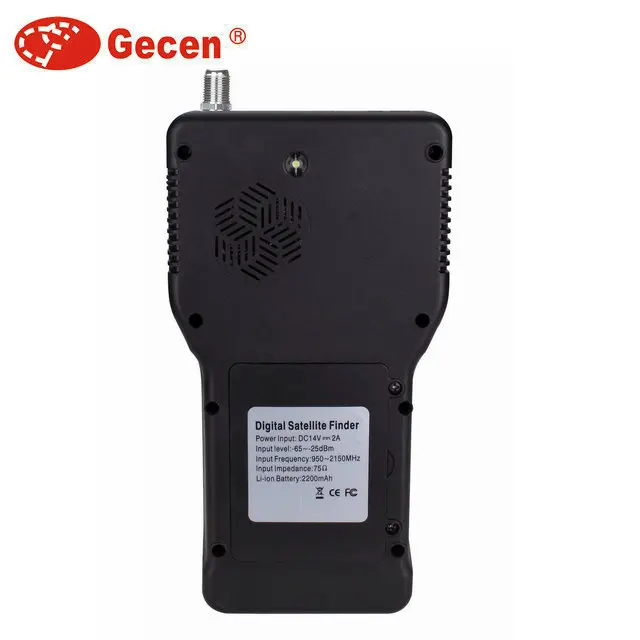 New digital DVB-S2 tv satellite finder support 5MP AHD cctv camera and Spectrum analyze