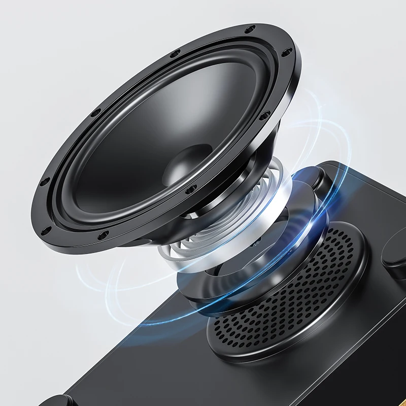 Wireless Retro Portable Speaker Manufacture factory of Newest TWS Portable Stereo Sound BT Speaker Support TF Card Microphone