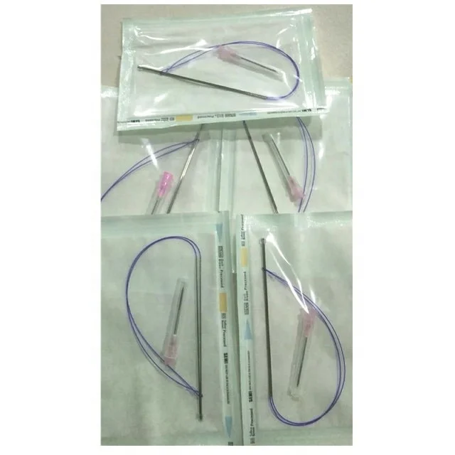 
Double needles 20G 100mm blunt needle PDO thread for raising eyebrows 