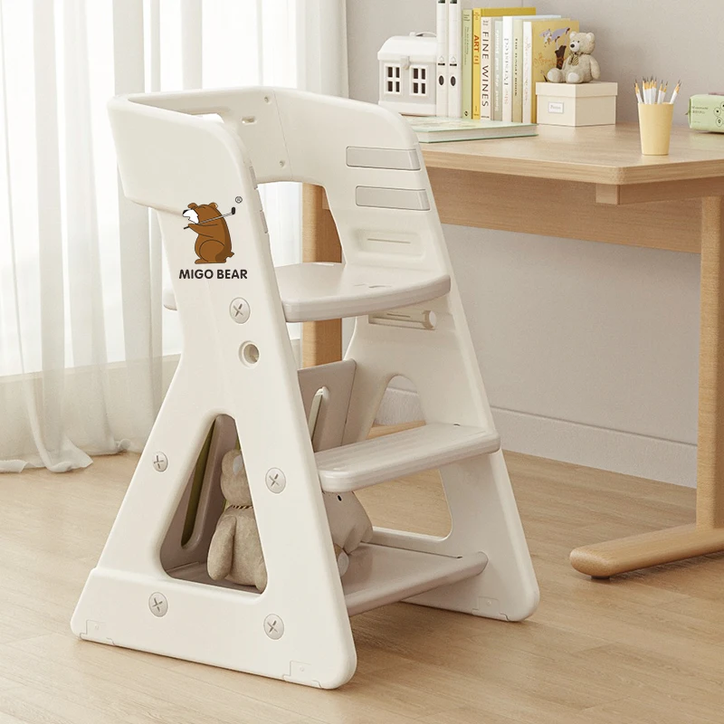Migo Bear Multi-functional Baby Chair Children Dining Eating Dining High Chair Kids Study Baby feeding Chair Ages 1-12 Years