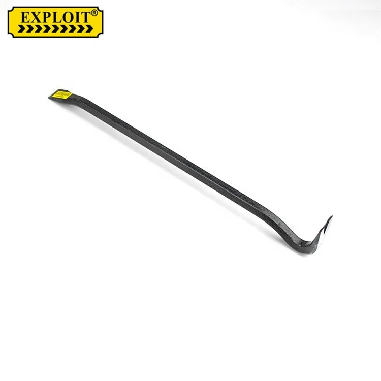 Heavy Duty Tools Custom Crow Bars Metal Carbon Steel Wrecking Pry Tire Crow Bar Manual Hexagonal Nail Crowbar