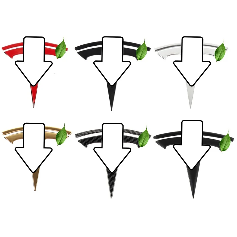 Hot Sale Front & Rear Metal Badges for Tesla Model 3 S X Y Hood Badge Body Stickers Use