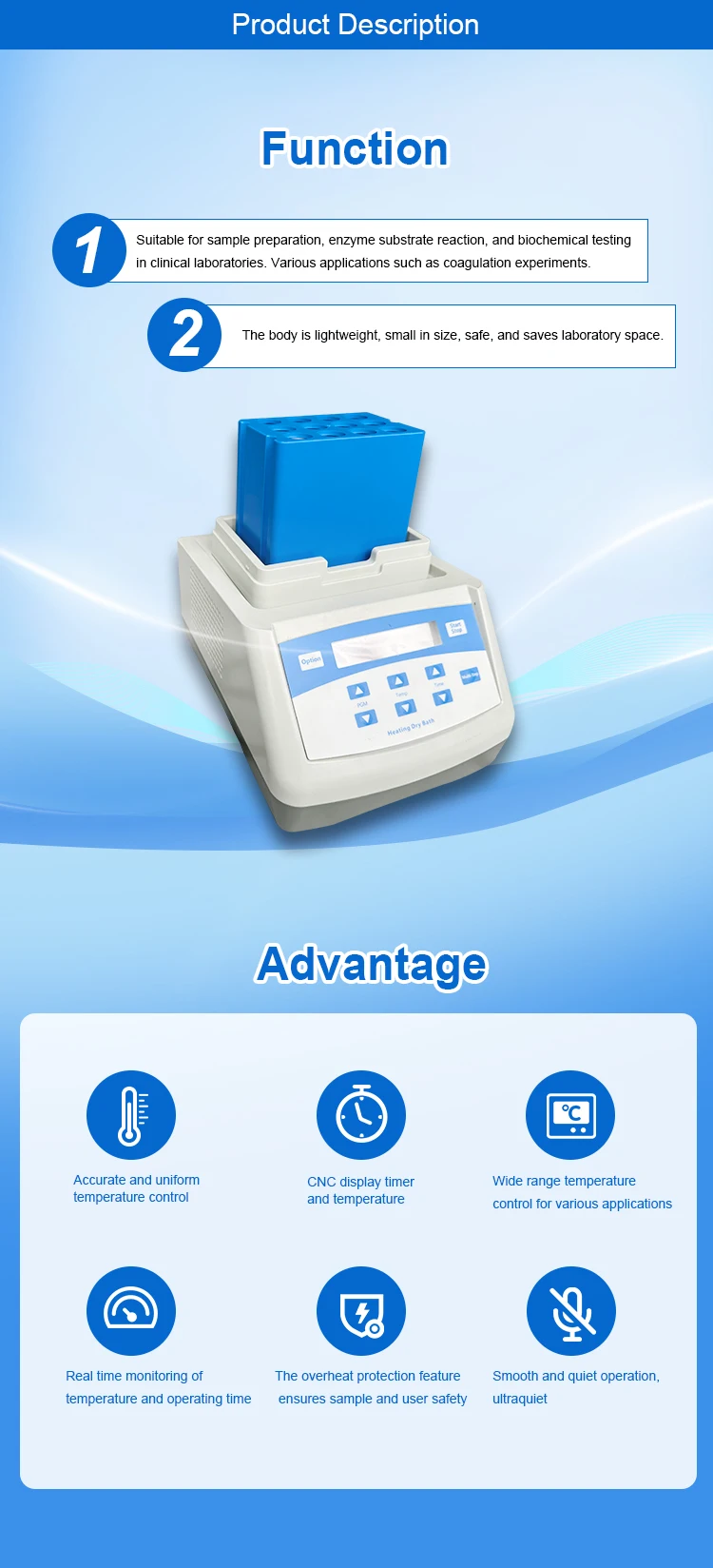 OEM/ODM Mini Laboratory Thermostat Machine Electric Plasma Gel Machine with Thermostat