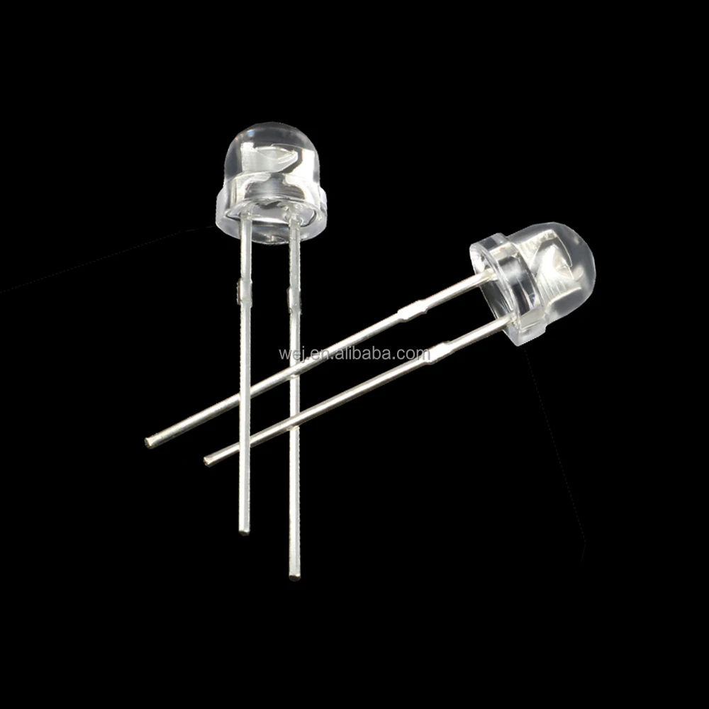 4.8mm 5mm Straw hat dip Led Diode 5mm super bright red led lighting