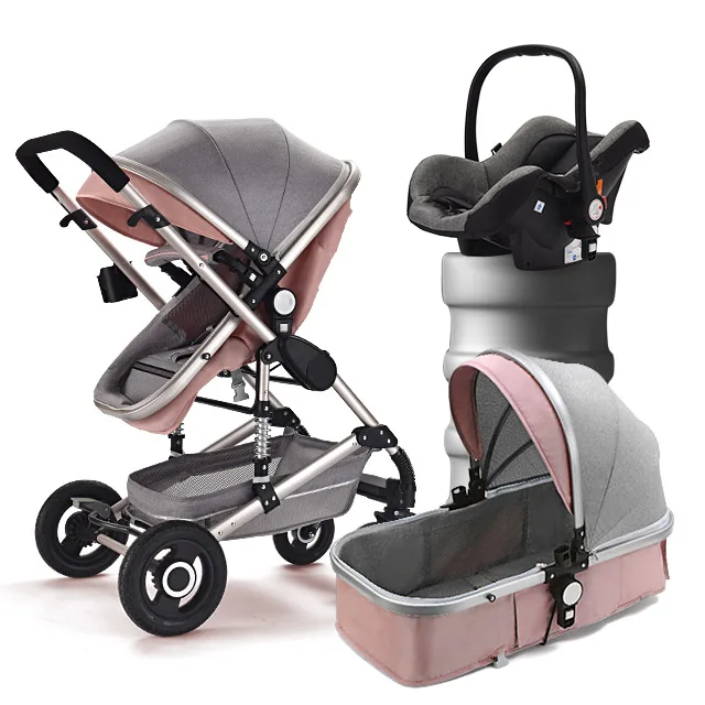 Sitting and Lying Stroller Weight with Car Seat