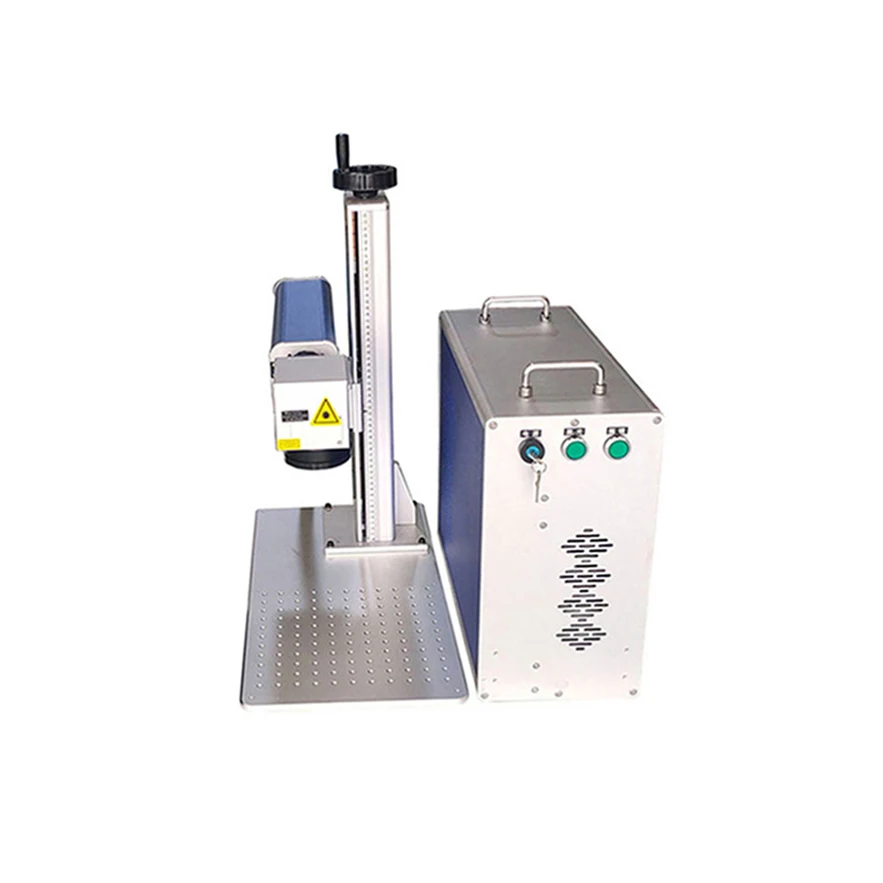 Cheap Fiber 50W 100W Laser Marking Machine color laser printer Laser Engraving Watch Dial Jewelry Guns on Stainless Steel Alumin