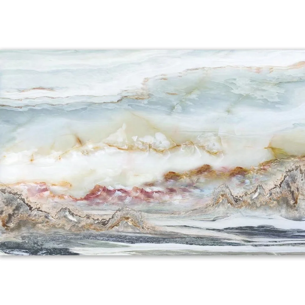 New Product Kitchen Wall Panels Artificial Marbles White Calacatta Kitchen Countertop Wall Tiles