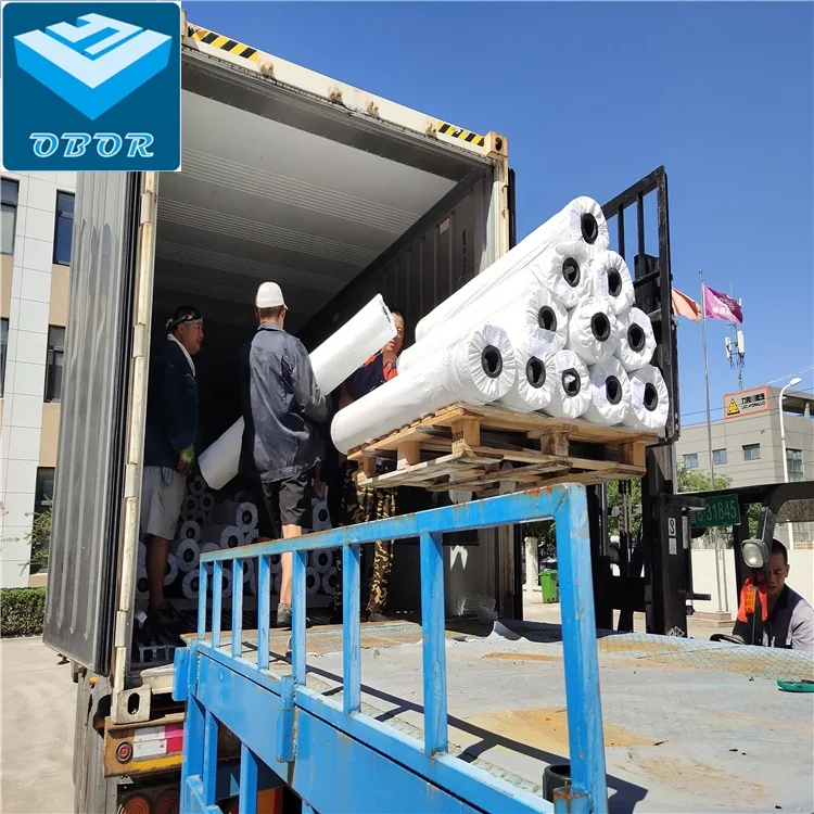 Geomembrane hdpe TPO EPDM PVC  liner 20mil 30mil 60mil waterproof membrane for construction in Chile