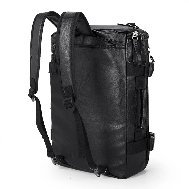 New trendy fashion korean style high quality  college student laptop bag outdoor travel male student school backpack