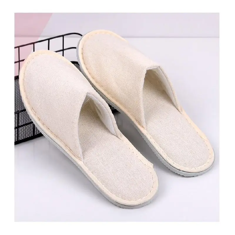 Reasonable design eco friendly premium reusable hotel bedroom wholesale indoor guest luxury hotel slippers