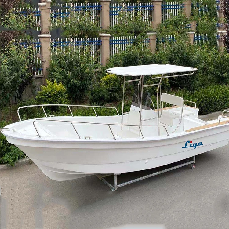 Liya 6.6m/22ft fiberglass fishing work boats with fuel tank