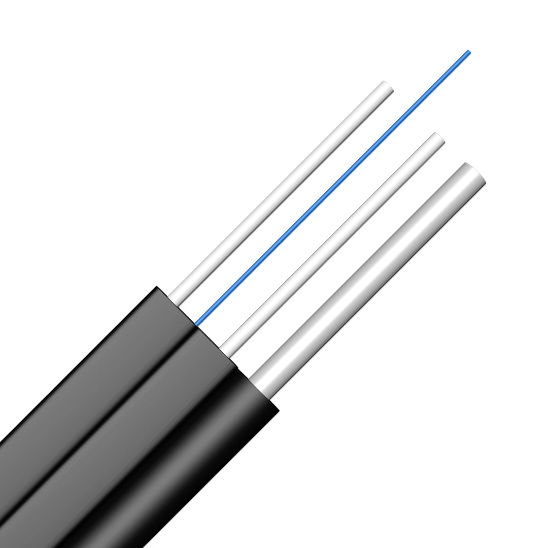 Наружная антенна плоский FTTH волоконно-оптический кабель 2Core 4 ядра с
