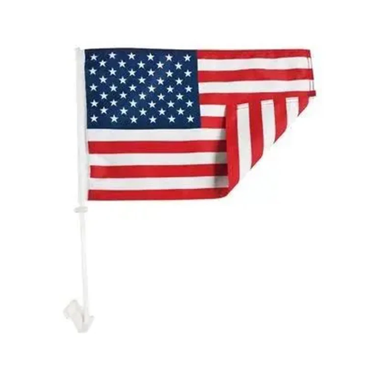 Professional Factory 12x18 Inches Pole Racing Flag Country Flags For Car