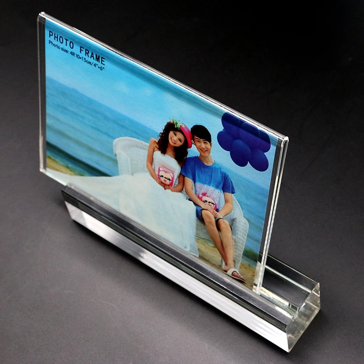 
Hot sale wood led photo frame tinted glass profiles 
