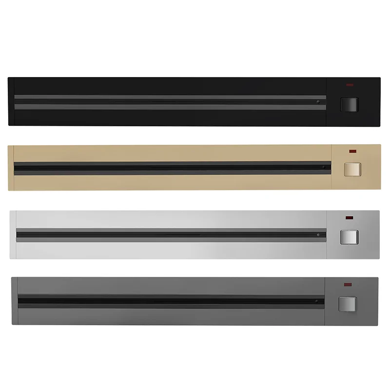 Скрытая Встраиваемая и поверхностная трековая розетка с 3 разъемами питания/разъем Din-рейки 60 см