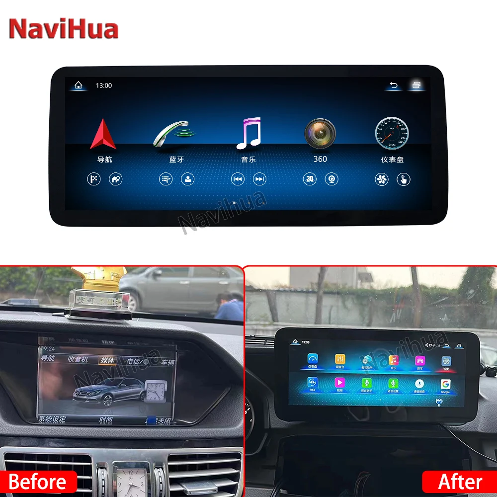 Navihua New Arrival Android 13 Radio Multimedia Carplay Car DVD Player For Benz Series Benz A B C E CLS Class NTG 4.0/4.5/5.0