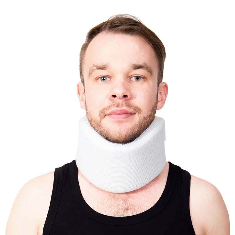 Comfortable Soft Foam Neck Brace For Sleeping Breathable Cervical Collar For Pain Relief