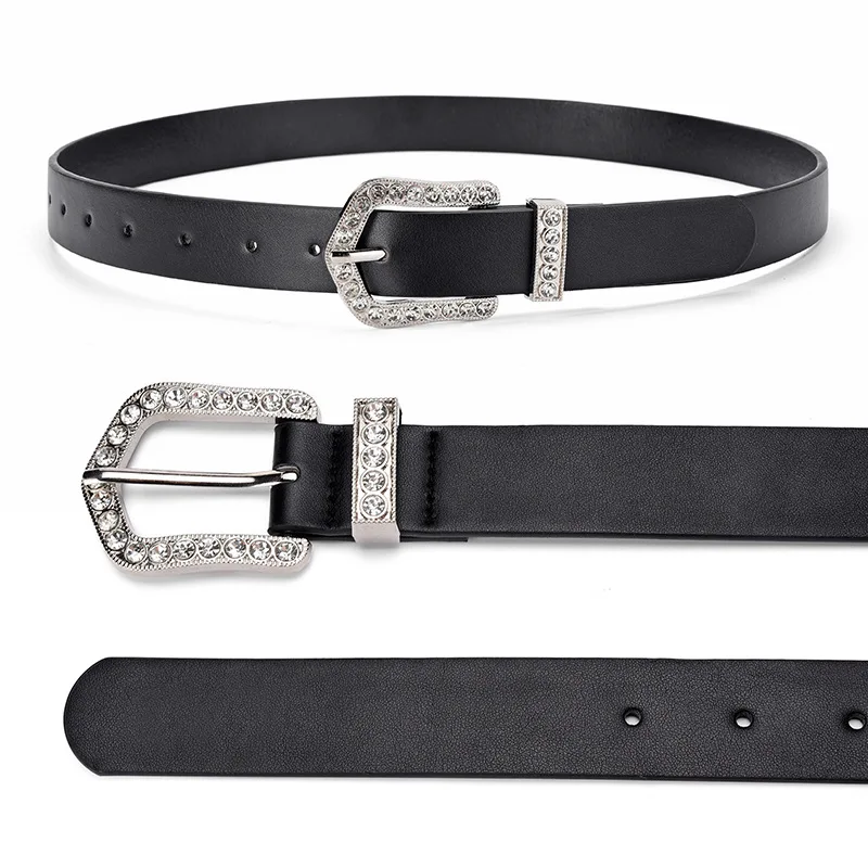 Bling Western Rhinestone buckle belt, Crystal Rhinestone Belt