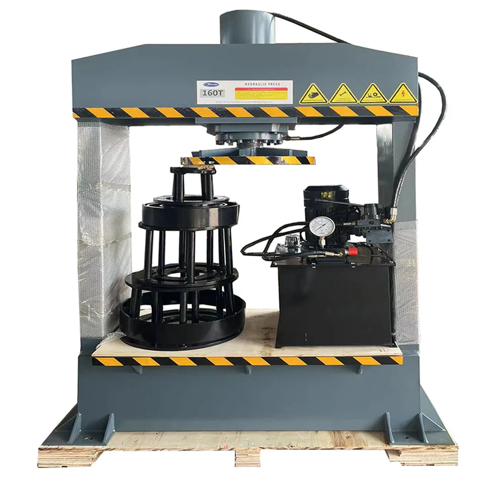 2022 New 160 ton solid tyre press machine forklift tire hydraulic press machine