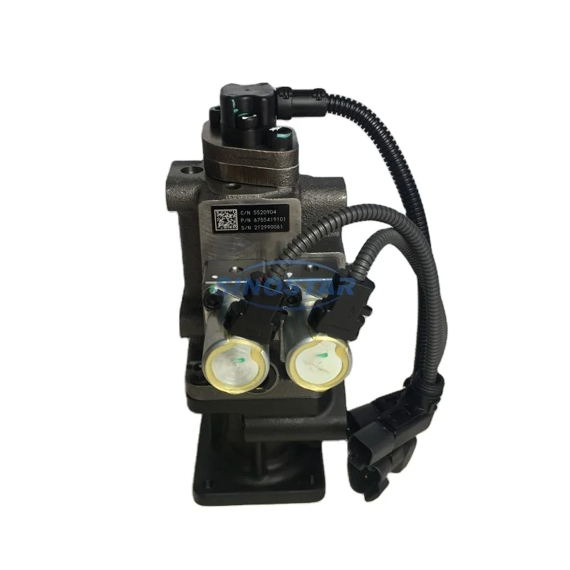Подлинный клапан EGR 6755-41-9101 для погрузчика Komatsu WA380-7 двигателя 6D114