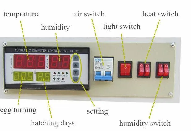 Hhd Industrial 528 Eggs Incubator Ew-8 Accessories Automatic Incubator For Tortoises