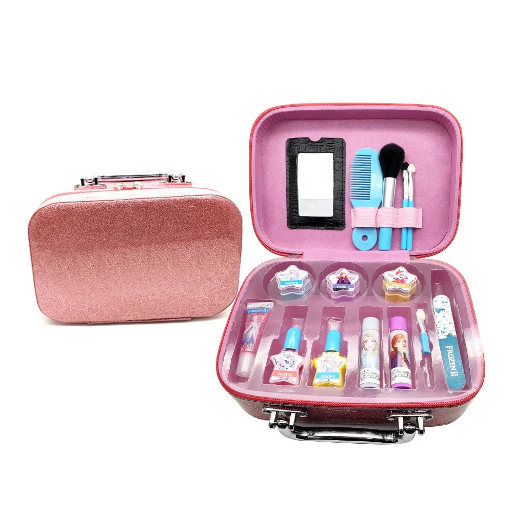 High quality customized OEM 14 pcs/set cosmetics sets Kit girl private label kids makeup kit
