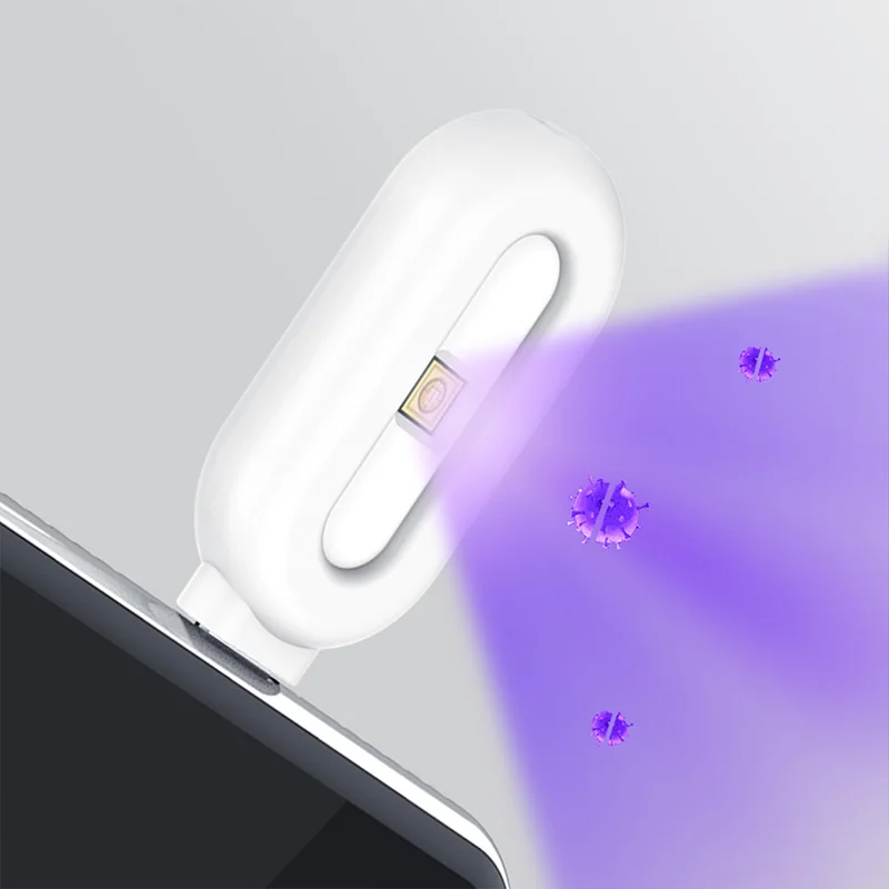 
Phone Supply Power Mini UV Lamp Sterilizer Portable UV Light Disinfects Like U Disk 